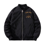 New York NYC Varsity Jacket Cotton Baseball Uniform Sequined Embroidered Jacket