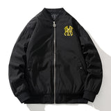 New York NYC Varsity Jacket Autumn and Winter Cotton Thick Baseball Uniform