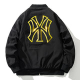 New York NYC Varsity Jacket Autumn and Winter Cotton Thick Baseball Uniform