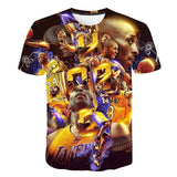 In Memory of Kobe T Shirt Kobe Bryant Printed 3D T-shirt