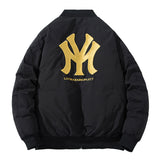New York NYC Varsity Jacket Air Force MA1 Pilot Jacket Embroidered Baseball Uniform