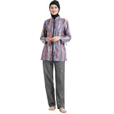 Burkini Swimwear Muslim Fashion Outfits Printed Muslim Swimsuit Conservative Sportswear Swimming Suit