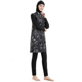 Burkini Swimwear Muslim Fashion Outfits Printed Muslim Swimsuit