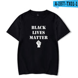 Black Lives Matter Closing Black Lives Matter Peripheral New Summer Fashion Casual Short Sleeve T-shirt