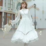 Gothic Lolita Harajuku Style Clothing Dawn Sacrifice Op Empire Lolita Solid Color Small Skirt