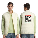 Black Lives Matter Clothing Printed Men's and Women's Jacket Lightweight down Jacket Winter Coat Warm