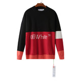 Off White Winter Sweaters Autumn and Winter Long-Sleeved Sweater