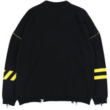 Off White Winter Sweaters Autumn and Winter Striped Knitted Sweater