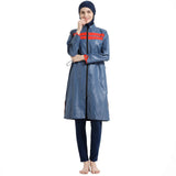 Burkini Swimwear Muslim Fashion Outfits Printed Muslim Swimsuit Conservative Sports Swimming Suit