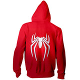 Men Spider Hoodie Autumn And Winter Spider-Man Zipper Hooded Sweater Slim Fit