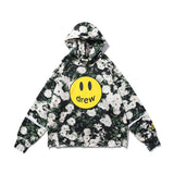 Justin Bieber Drew House Sweater Women's Fashion Brand Autumn and Winter Fried Loose Street Coat