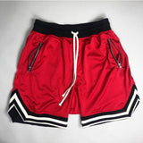 jogging shorts for men Shorts Men's Solid Color Casual Sports Basketball Hip Hop plus Size Loose