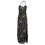 Women Summer Dresses Midi Dress Women's Autumn Backless Long Dress
