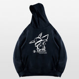 Men and Women Pokemon Pikachu Hoodie Pikachu Hooded Sweater