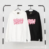 Justin Bieber Drew House Smiley Face Dissolved Letters Printed Hoodie Female Loose BF Style Casual