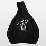 Men and Women Pokemon Pikachu Hoodie Pikachu Hooded Sweater