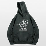 Men and Women Pokemon Pikachu Hoodie Pikachu Hooded Sweater