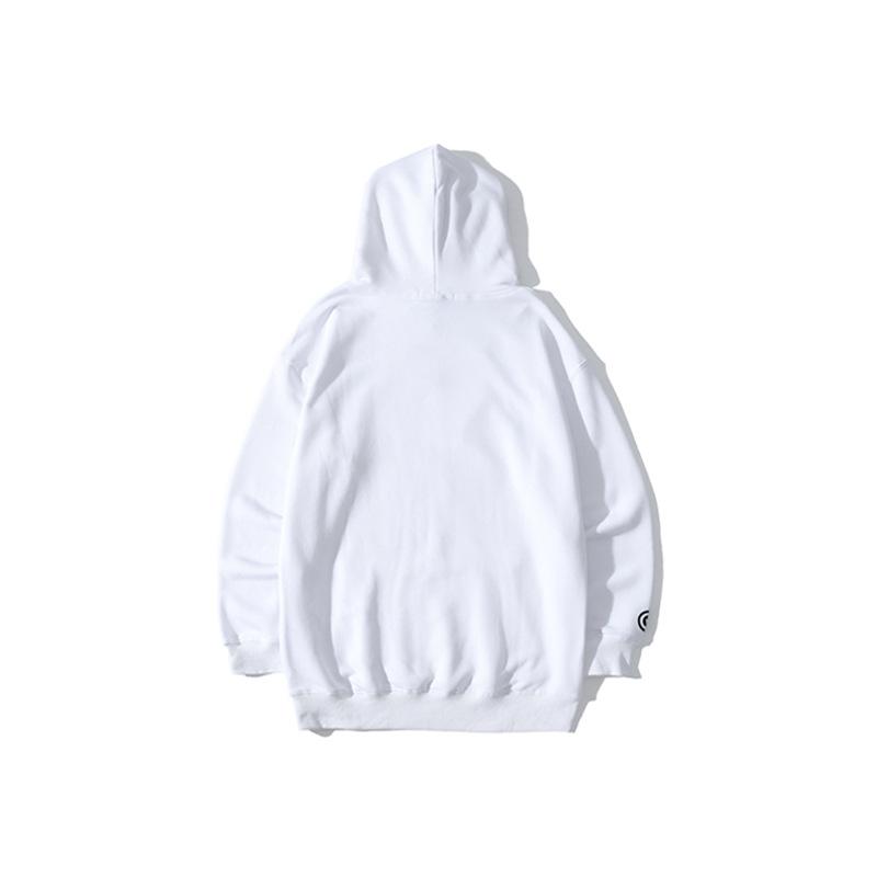 Shark Print Hoodie Camouflage Suspender Skirt Brushed Hoody Men's and Women's Hoodies