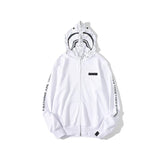 Shark Print Hoodie Shark Sweater Reflective Color Ape Head Coat Hooded Hoodie