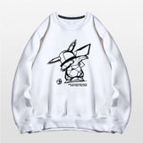 Men and Women Pokemon Pikachu Hoodie Pokémon round Neck Sweater