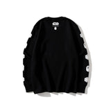 Shark Print Sweatshirts Ape Head and Star Wars White Warrior Loose Casual Couple Pullover Sweatshirt