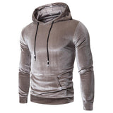 Tactics Style Men Sweatshirts & Hoodies Men Solid Color Hoodie
