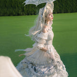 Gothic Lolita Harajuku Style Clothing Lolita Small Skirt Rozen Maiden Op Lolita Tea Party Skirt