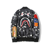 BAPE Varsity Jacket Embroidered Camouflage Baseball Jacket Spring and Autumn Leisure Coat