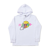 Smiley Face Hoodie Rainbow Smiley Face Men's and Women's Loose Hooded Sweater