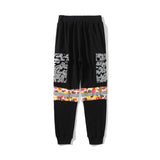Shark Print Pant Shark Ape Head Camouflage Reflective Pocket Trousers Loose Casual