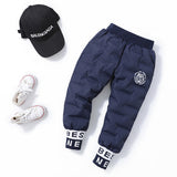 Kids Winter Coats Puffer Jacket down Coat Children's down Pants Men's Velvet Pants