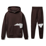 Men Tracksuit Set Jogging Suits Mens Muscle Workout Men's Sports Hoodie Outdoor Sports Basketball Casual Two-Piece Suit