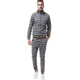 Men Tracksuit Set Jogging Suits Mens Men's Suit Autumn Leisure Workout Sportswear Long Sleeve Zip-up Shirt