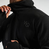 Men Tracksuit Set Jogging Suits Mens Muscle Autumn and Winter Fitness Training Sweater Two-Piece Outdoor Sports Hooded Top Pants Suit