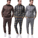 Men Tracksuit Set Jogging Suits Mens Men's Suit Autumn Leisure Workout Sportswear Long Sleeve Zip-up Shirt