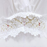 Women Lace Wedding Dress Sexy Long Sleeve Wedding Dress