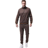 Men Tracksuit Set Jogging Suits Mens Men's Suit Autumn Leisure Workout Sportswear Long Sleeve Zip-up Shirt