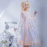 Gothic Lolita Harajuku Style Clothing Violin Cat JSK Skirt Lolita Small Skirt Princess Dress Fairy