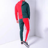 Men′s Athletic Tracksuit Sweat Suits for Men Outfits Fall Color-Blocking Fashion Fashion Man's Sportswear Fitness Sports Leisure