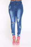 Women Distressed Denim Jeans Ripped Jean Ripped Frayed Low Waist Jeans for Women