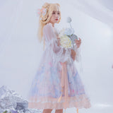 Gothic Lolita Harajuku Style Clothing Violin Cat JSK Skirt Lolita Small Skirt Princess Dress Fairy