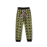 Shark Print Pant Shark Head Small Dinosaur Camouflage Trousers Men's and Women's Casual Pants