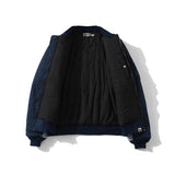 Shark Print Coat Denim Washed Cloth Baseball Cotton Coat Jacket Autumn and Winter Teenagers Men and Women