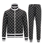 Men′s Athletic Tracksuit Sweat Suits for Men Outfits Spring and Autumn Fashion Suit Casual Men's Fitness Sportswear Men's Coat Trousers