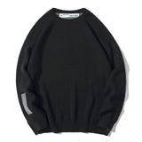 off white Sweatshirt Ow Monet Oil Painting Arrow Men's Clothing Owt Knitted Sweater Arrow Wool Sweater