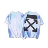 Off White T Shirt Men's Arrow ShortSleeved Tshirt Summer Casual Comfortable Plus Size Clothing Owt