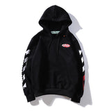 Off White Hoodie Ow Autumn and Winter Letter Arrow Hooded Sweater Casual Fashionable Coat Top Owt