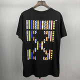 Off White T Shirt Rainbow Arrow Short Sleeve Men Plus Size Casual Fashionable Men's Clothing Owt