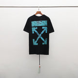 Off White T Shirt Summer Men's and Women's Large Size Men's Top Owt ShortSleeved Tshirt