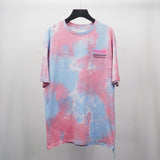 Off White T Shirt Summer Cartoon Anime Print Arrow Round Neck Tshirt Color Matching Short Sleeve  Casual  Men Owt